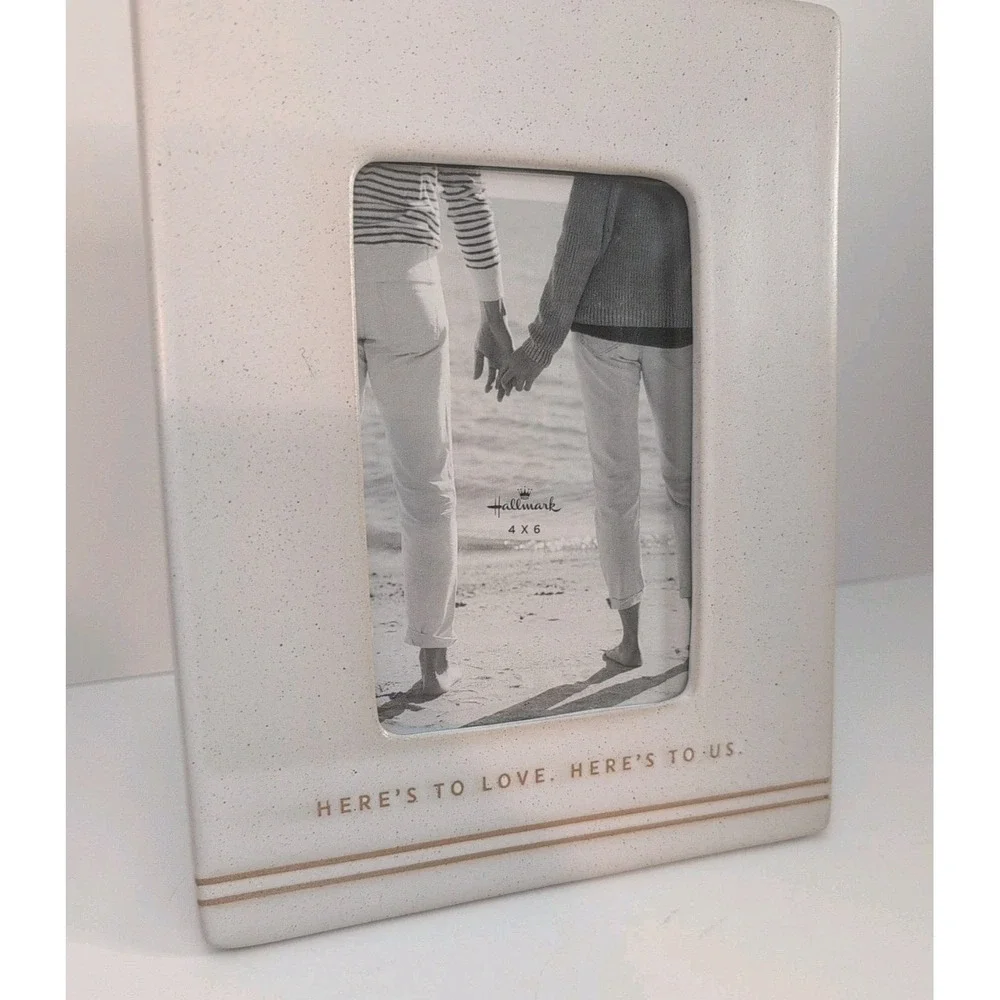 Hallmark Picture Frame Here's To Love Here's To Us 4